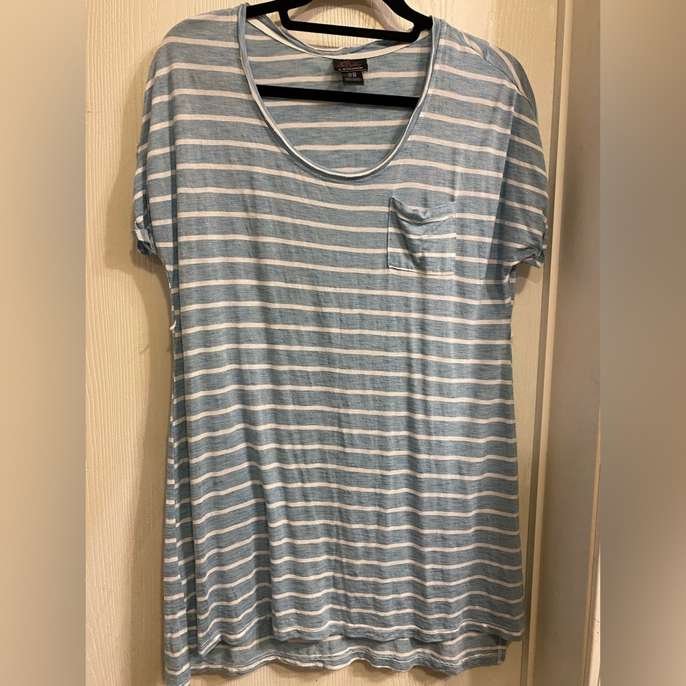 Striped maternity top